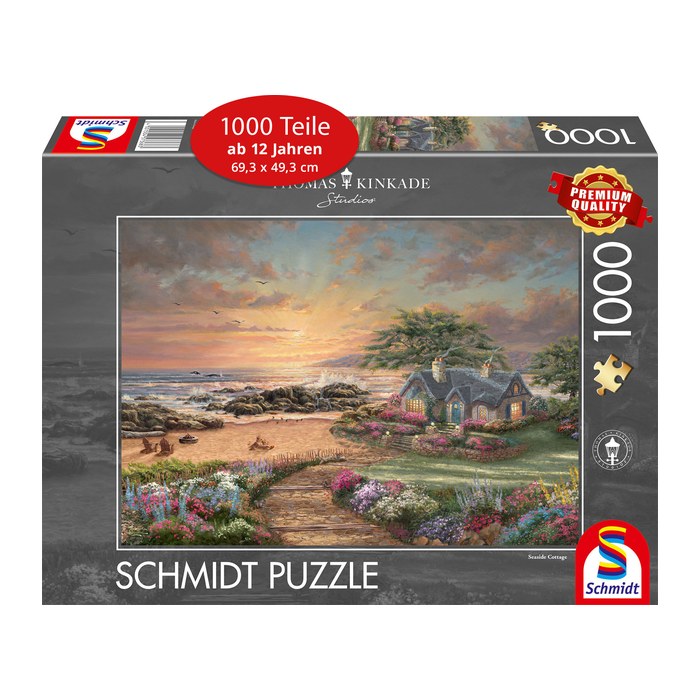 Schmidt Thomas Kinkade Seaside Cottage Puzzle, 1000 Teile