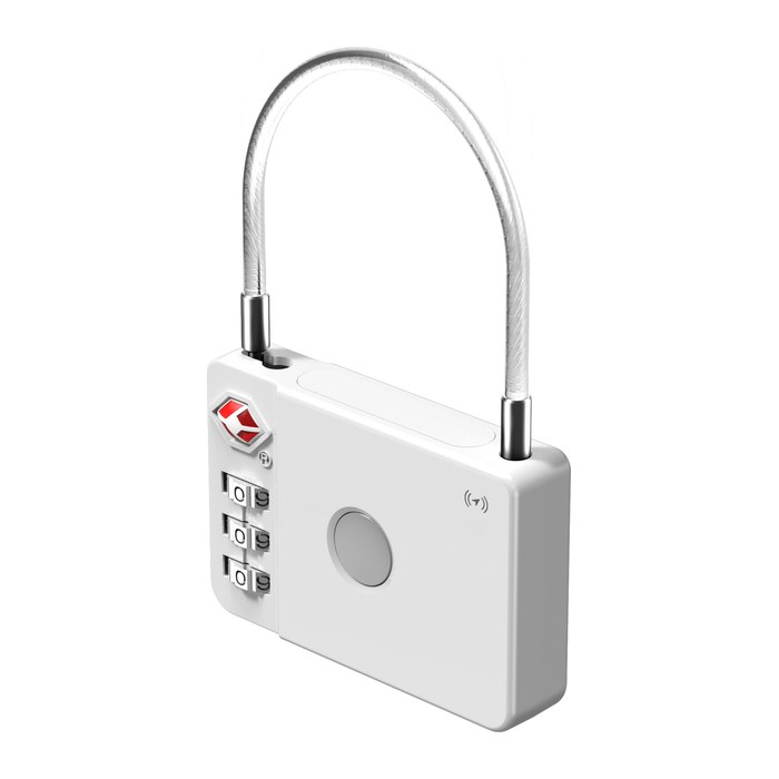 ultron MiLock Gepäckschloss mit apple zert.Tag weiss