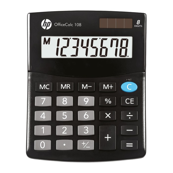 HP OfficeCalc 108 Tischrechner schwarz