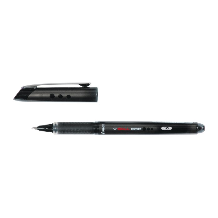 PILOT V-BALL GRIP 10 Tintenroller 0,6 mm, Schreibfarbe: schwarz, 1 St.