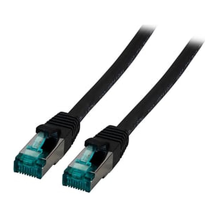 EFB RJ45 Patchkabel S/FTP Cat.6A LSZH 30.00m schwarz