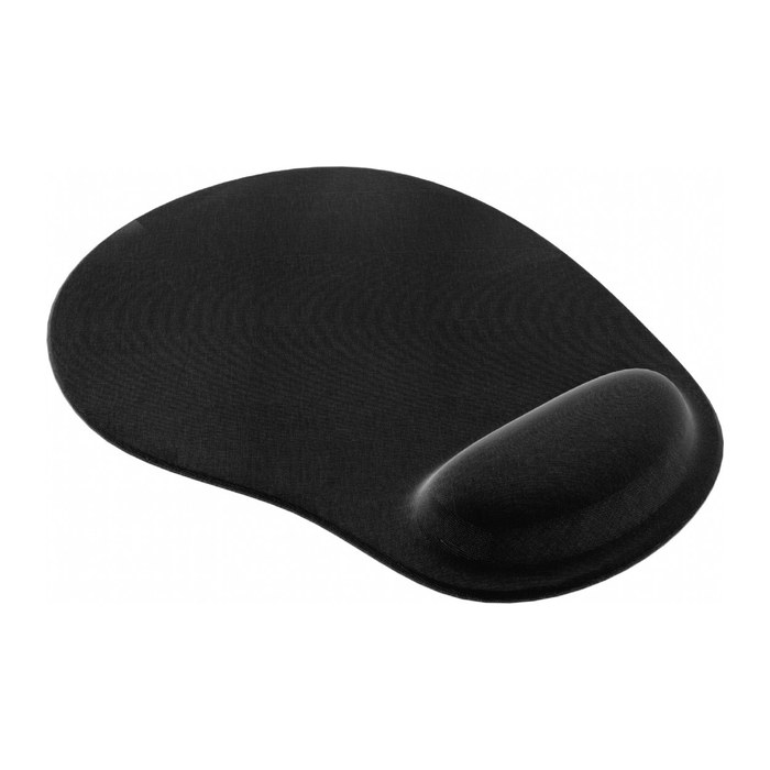INCA Ergonomisches Mauspad 24,5x22x3mm Silikon schwarz retail