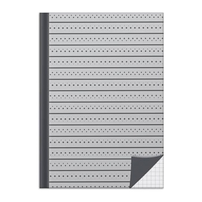 RNK-Verlag Notizbuch Punkte DIN A5 kariert, grau Hardcover 192 Seiten, 1 St.