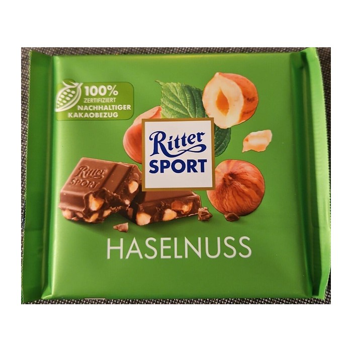 Ritter SPORT Haselnuss Schokolade 100,0 g, 1 St.