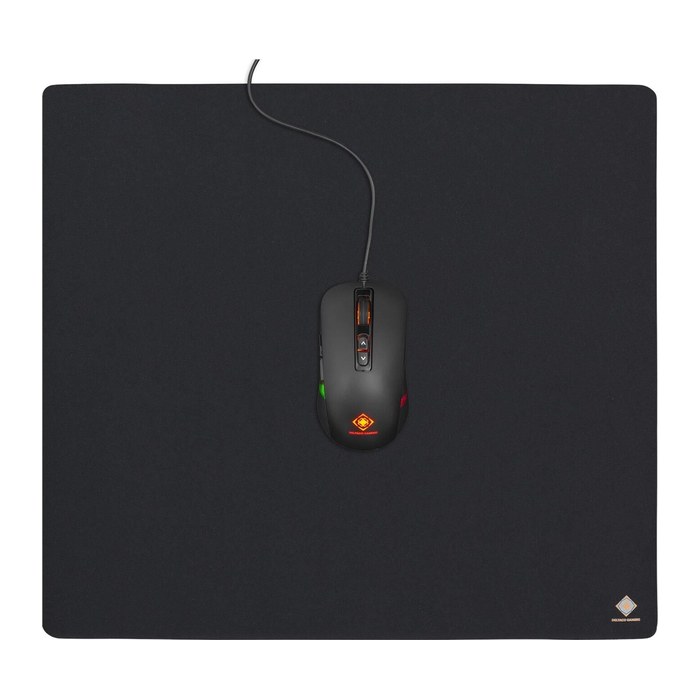 Deltaco Gaming Mauspad Large, 450x400x4mm, schwarz