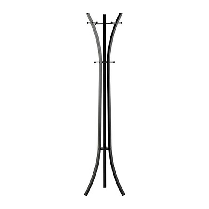 ALCO Kleiderständer 2873-11 schwarz Metall 9 Haken 55,0 x 178,0 cm, 1 St.
