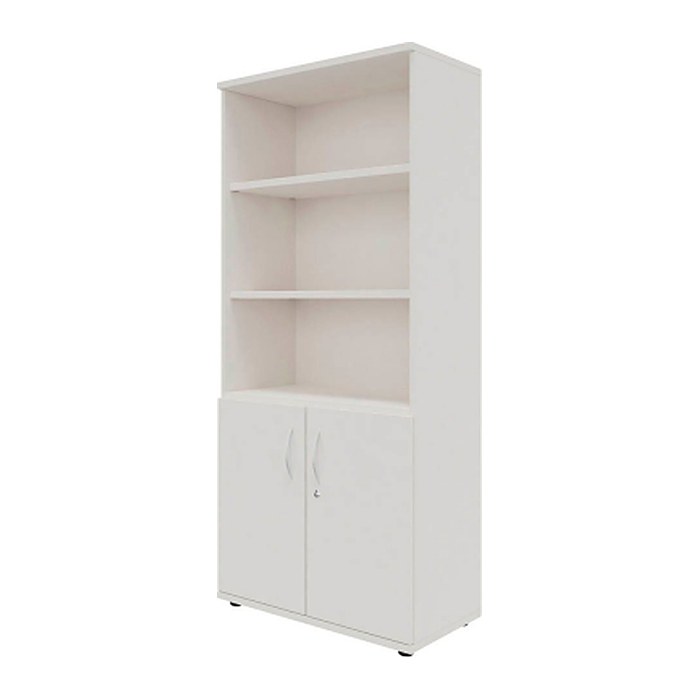 fm Regalschrank Basic, 4260761570761 weiß 80,0 x 44,2 x 185,1 cm, 1 St.