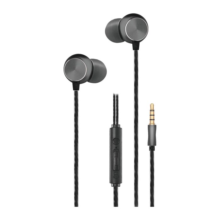 2GO In-Ear Stereo-Headset "Deluxe" - schwarz / anthrazit