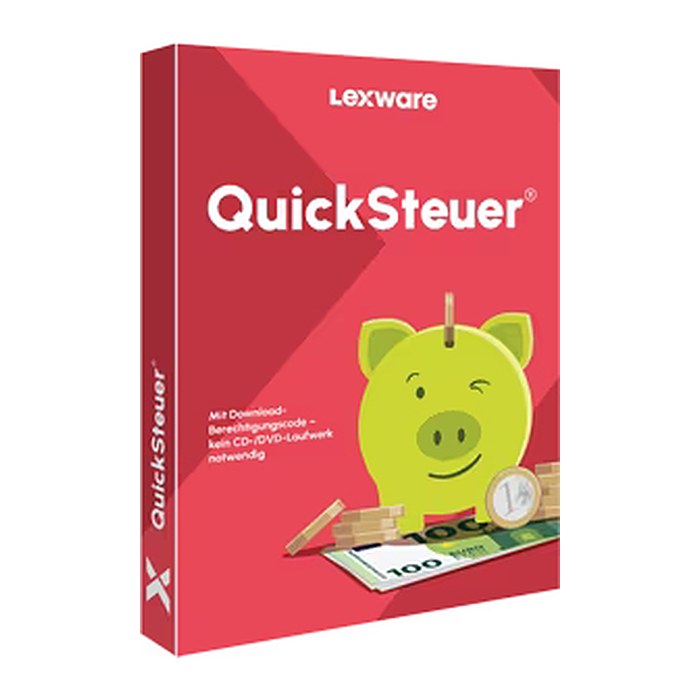 LEXWARE QuickSteuer 2026 (für das Steuerjahr 2025) Software Vollversion (PKC)