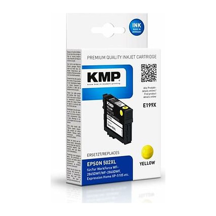 KMP E199X gelb Druckerpatrone kompatibel zu EPSON 502XL (T02W44)