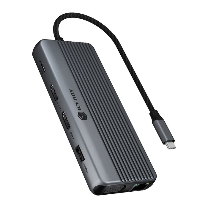 ICY BOX USB-C Dockingstation 12 in 1 IB-DK4062-CPD