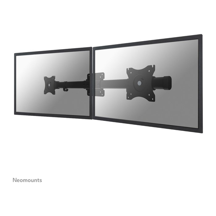 Neomounts Monitor-Halterung FPMA-CB100BLACK schwarz für 2 Monitore, Wandhalterung