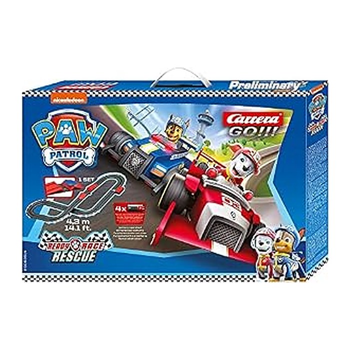 Carrera® GO!!! PAW Patrol - Ready Race Rescue Autorennbahn, 1 St.
