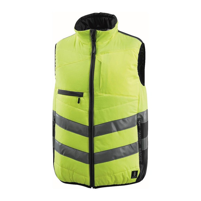 MASCOT® unisex Warnweste Grimsby gelb, schwarz Größe 2XL
