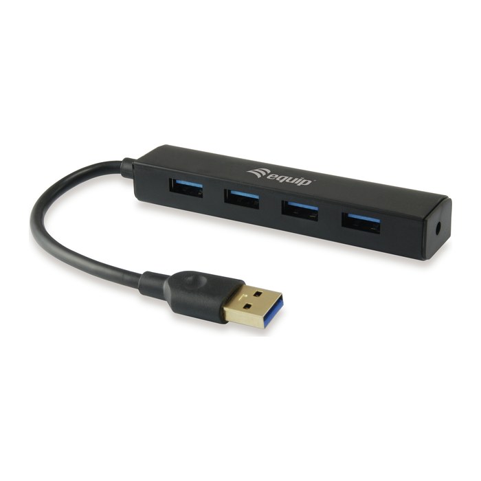 Equip 4-Port USB-A3.2-Hub->4xUSB-A 3.0 5Gbps