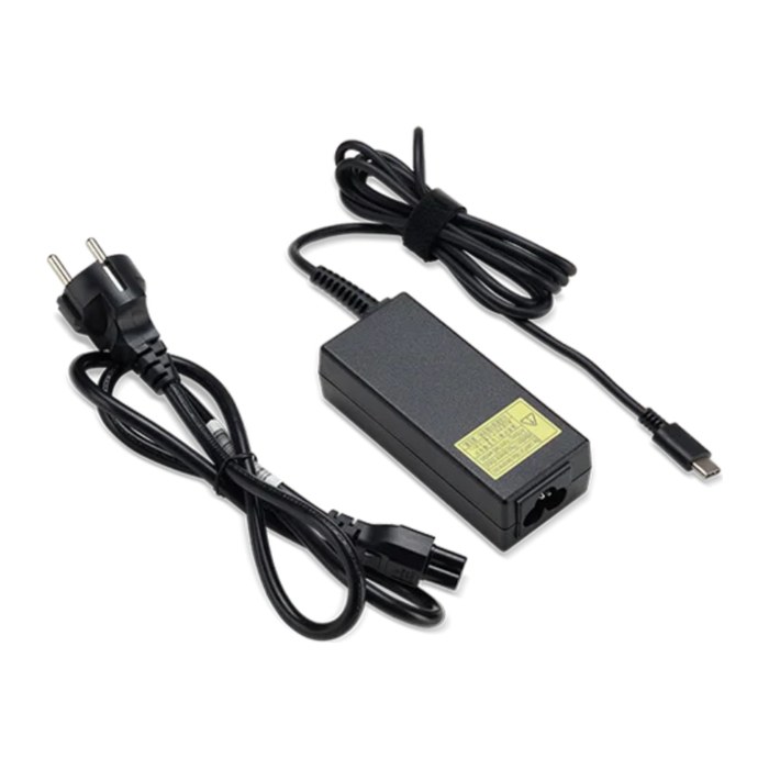 Acer Power Adapter 65Watt Typ C, EU Power Cord