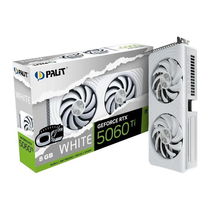 Palit RTX5060 TI White OC 8GB GDDR7 HDMI 3xDP