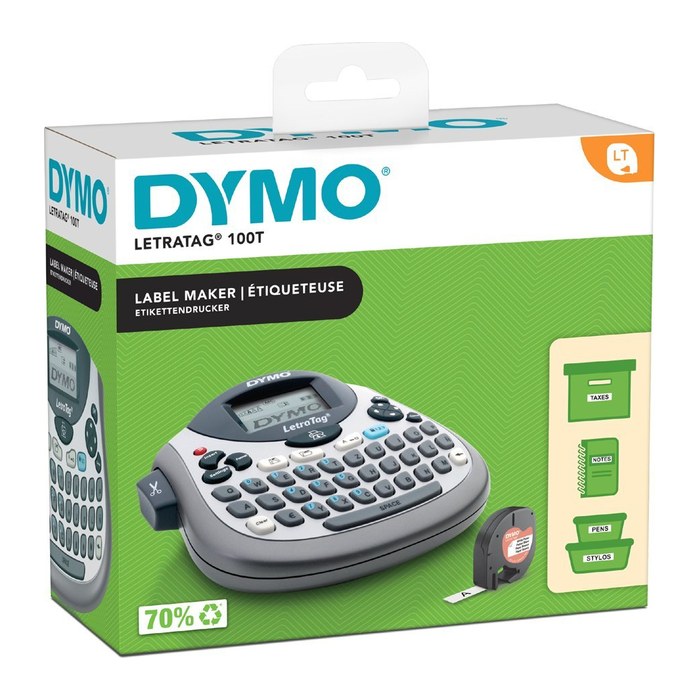 DYMO LetraTag LT-100T Beschriftungsgerät silber