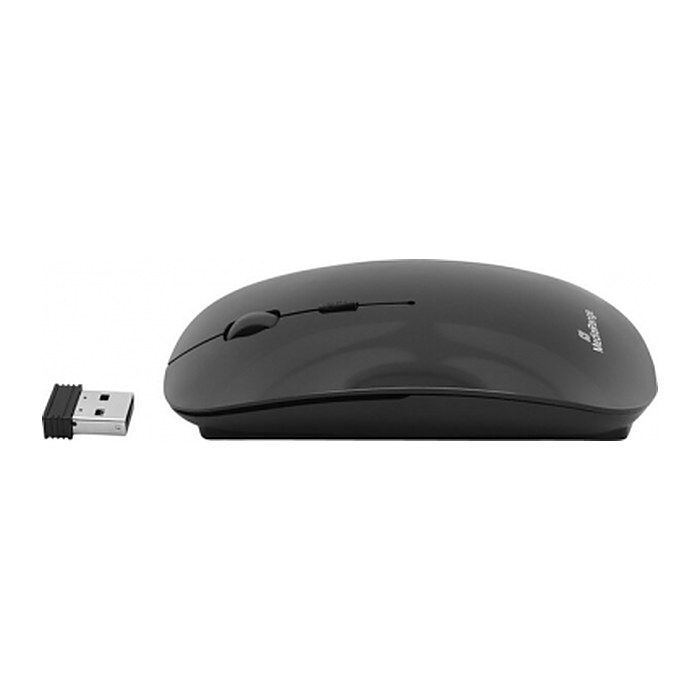 MediaRange Maus Wireless 4 Tasten 1600dpi schwarz