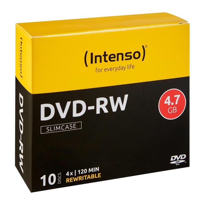 Intenso DVD-RW 4,7 GB wiederbeschreibbar, 10 St.