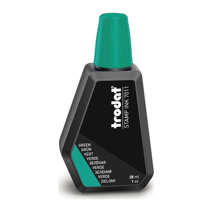 trodat Stempelfarbe grün 28ML 7011/SB
