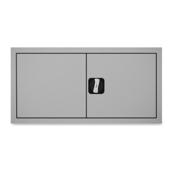 Aufsatzschrank für Stahlschränke – Korpus in Lichtgrau (800 x 380 x 400 mm)