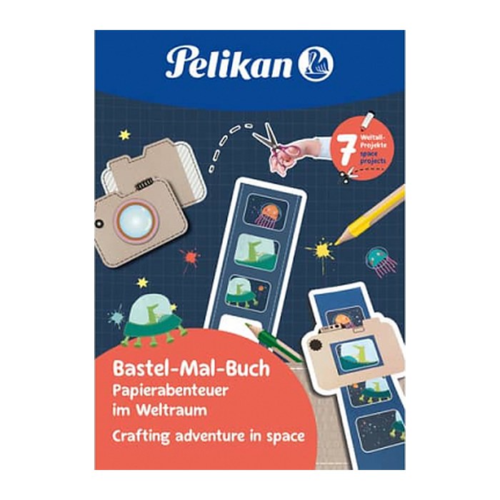 Pelikan zum Basteln Weltraum Malbuch, 1 St.