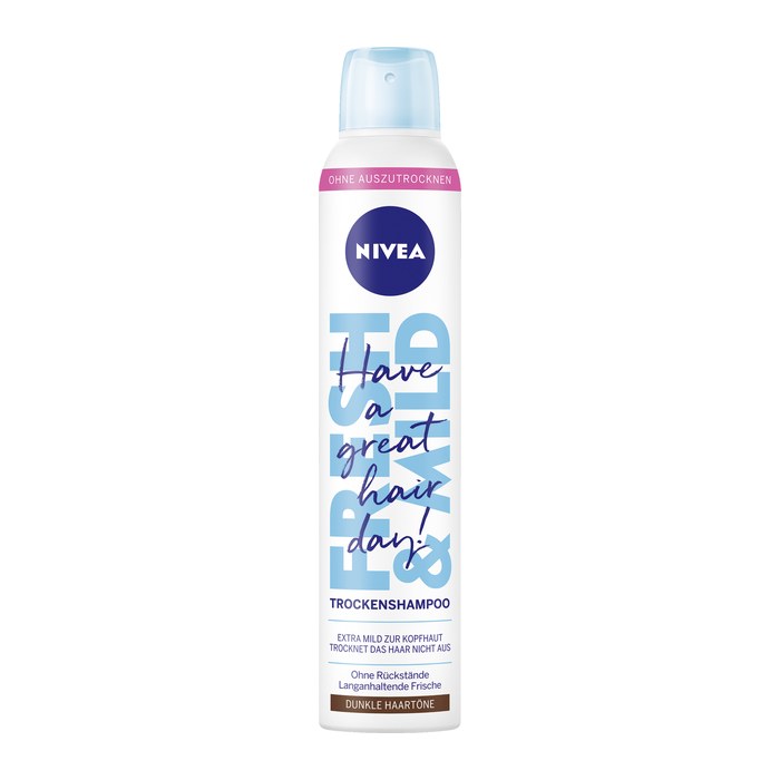 NIVEA FRESH & MILD Dunkle Haartöne Trockenshampoo 200,0 ml