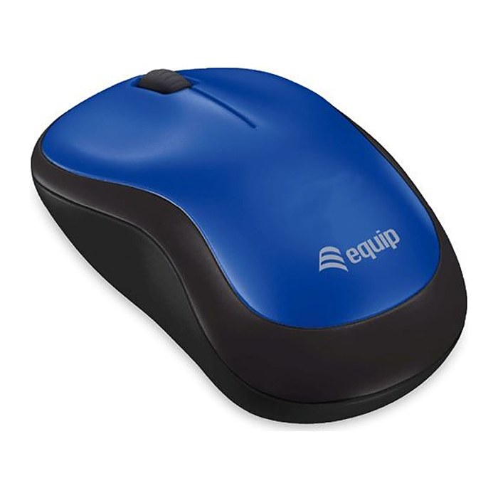 Equip Komfortmaus Wireless USB-A L+R blau