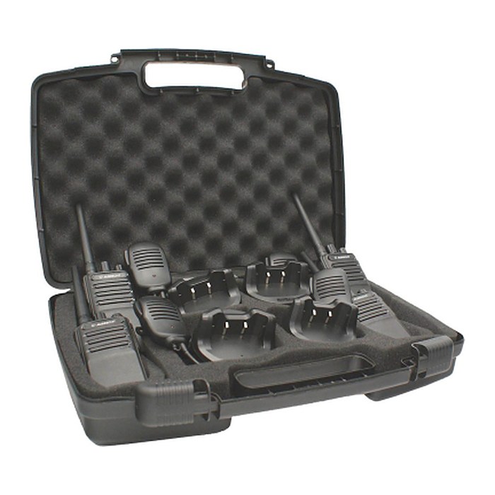 Albrecht Tectalk Worker 3 Funkgeräte-Set schwarz