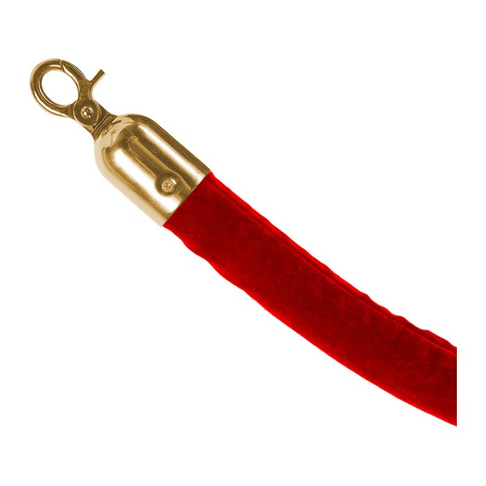 Showdown® Displays Absperrkordel Stoff rot, gold 150,0 cm