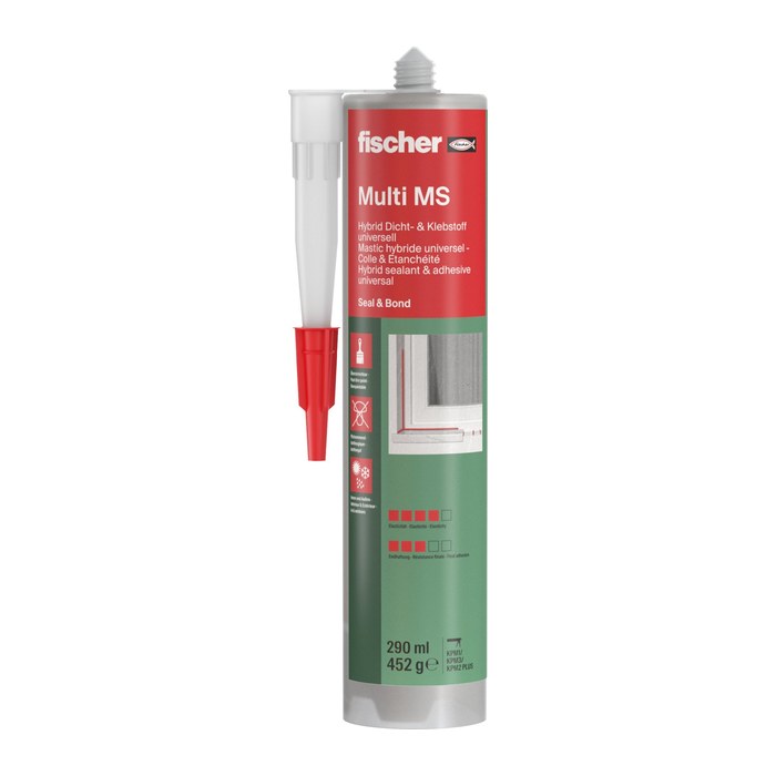 fischer Multi MS Dichtstoff & Alleskleber 290,0 ml, 1 St.