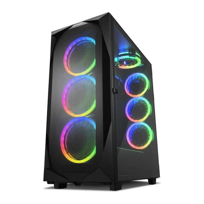 Sharkoon Gehäuse REV300 ATX/E-ATX 2xGlas schwarz