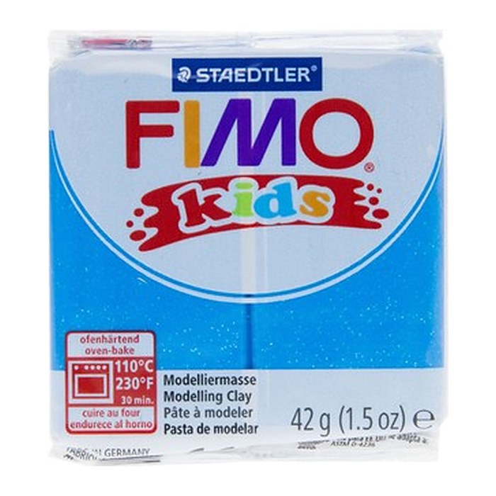 FIMO Mod.masse Fimo kids blau glitter