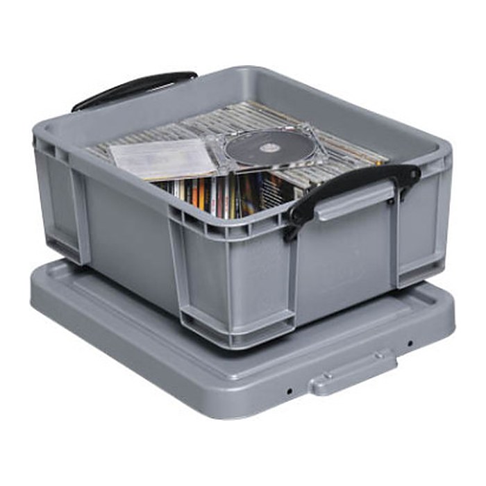 Really Useful Box Aufbewahrungsbox 18,0 l silber 48,0 x 39,0 x 20,0 cm, 1 St.