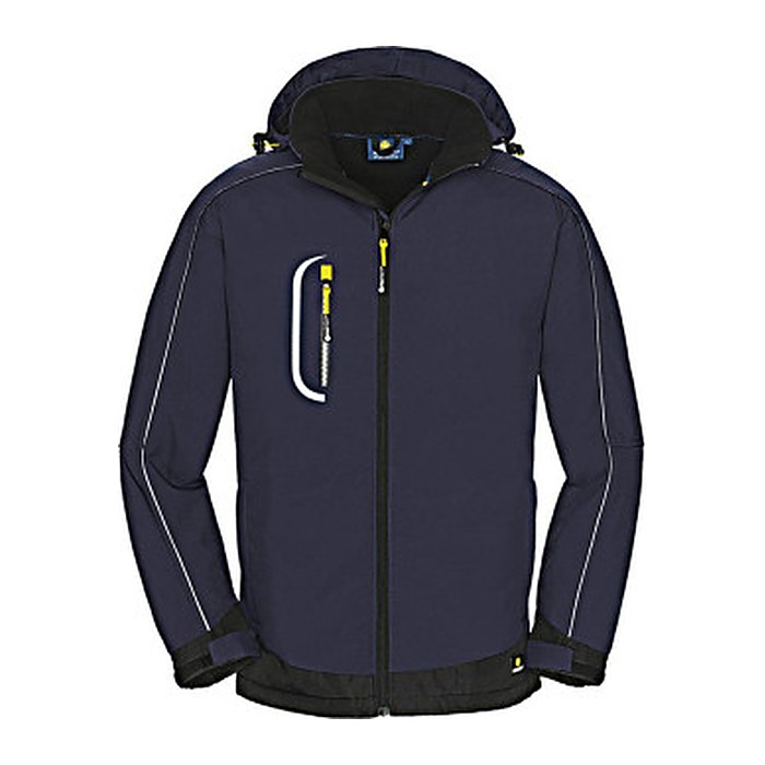 4PROTECT® Herren Softshelljacke Montana blau Größe M