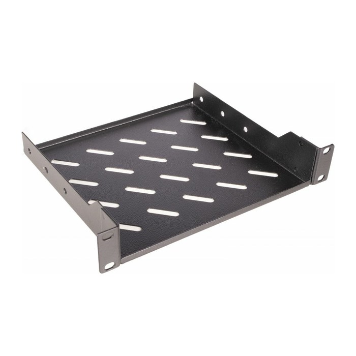 Equip 10" Fachboden fest für Serverschränke 20cm 1U schwarz