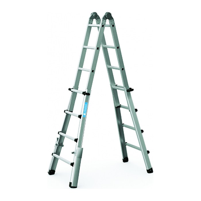 ZARGES Vielzweckleiter Variotec V silber 4x 4 Sprossen, H: 417,0 cm