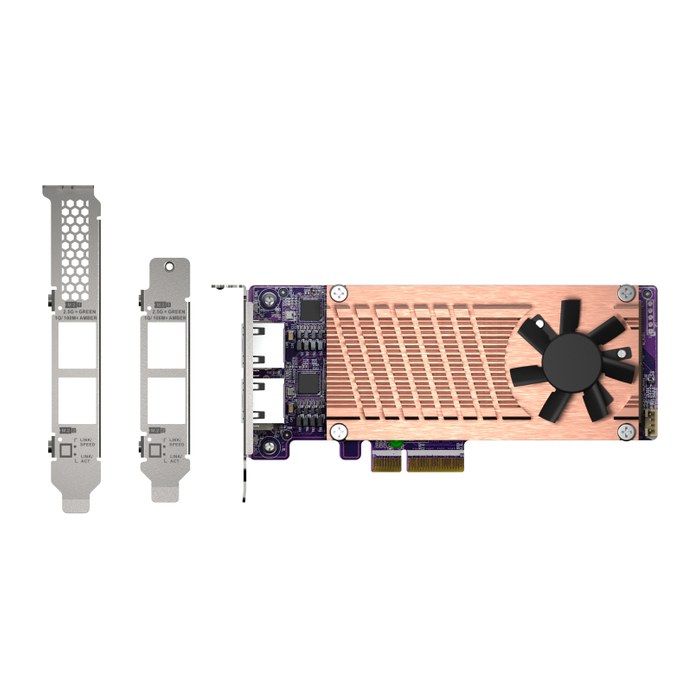 QNAP QM2-2P2G2T QM2-Card M.2 SSD x2 2.5GBE x2