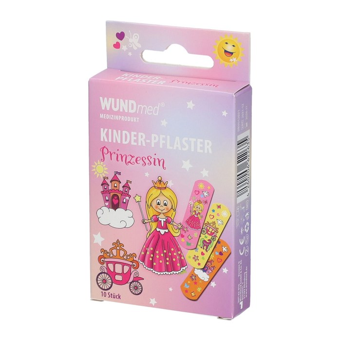 WUNDmed® Pflaster Prinzessin 02-076 bunt 1,9 x 6,3 cm, 10 St.