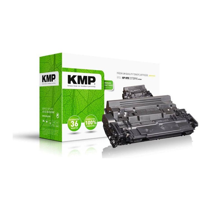 KMP H-T256X  schwarz Toner kompatibel zu HP 89X (CF289X)