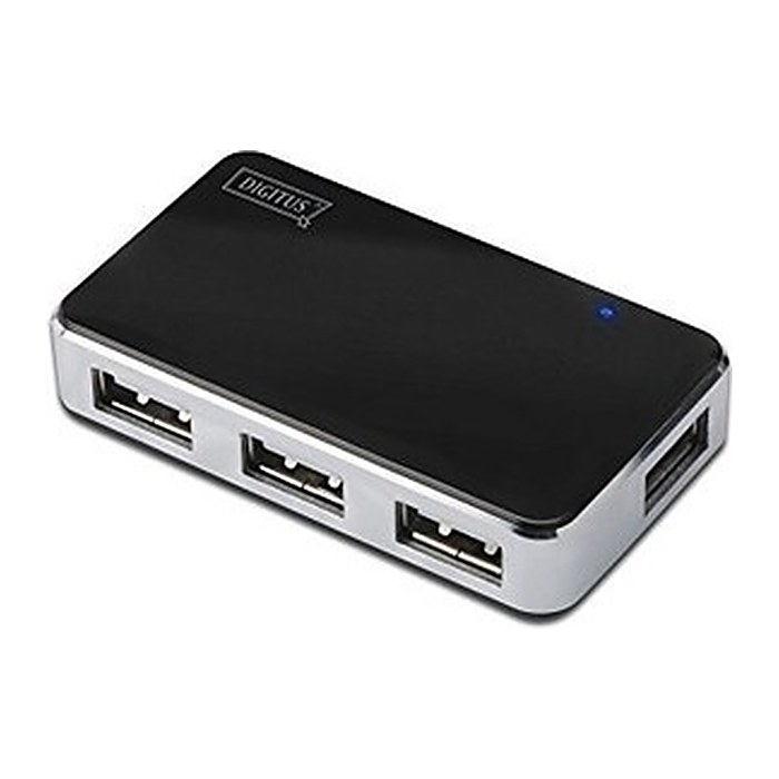 DIGITUS USB-Hub 4-fach schwarz