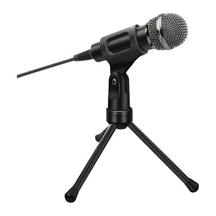 Equip Tischmikrofon Mini-Stereo mit 3.5mm AUX 1.80m schwarz
