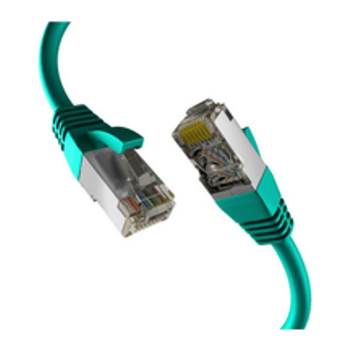 EFB RJ45 Patchkabel S/FTP PIMF Cat8.1 0.25m grün