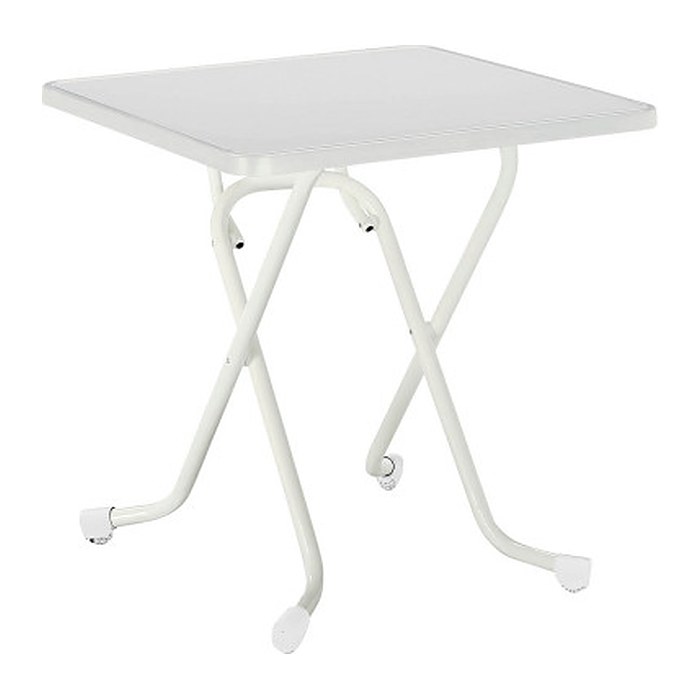 barths Gartentisch Madrid weiß rechteckig 67,0 x 67,0 x 70,0 cm