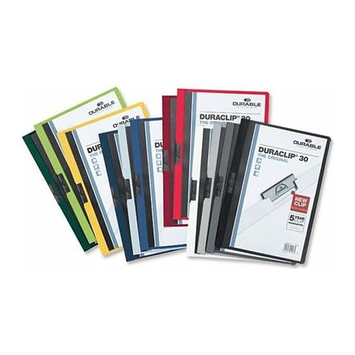 DURABLE Klemmhefter DURACLIP dunkelgrün, 25 St.