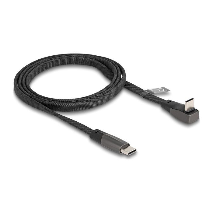 DELOCK USB 2.0 Kabel USB Type-C St > Type-C St gewinkelt 1m