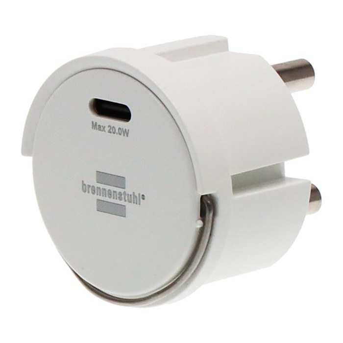 Brennenstuhl Steckdoseneinsatz Schuko USB C PD20W