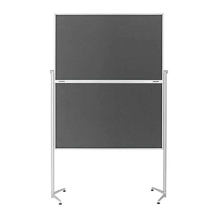 magnetoplan Moderationswand 120,0 x 150,0 cm dunkelgrau