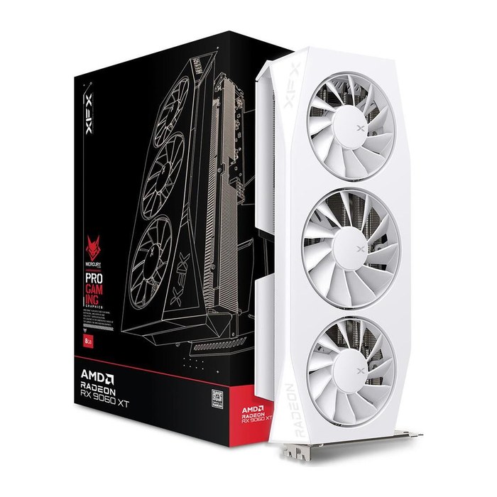 XFX RX 9060XT Mercury Gaming OC White 16GB GDDR6